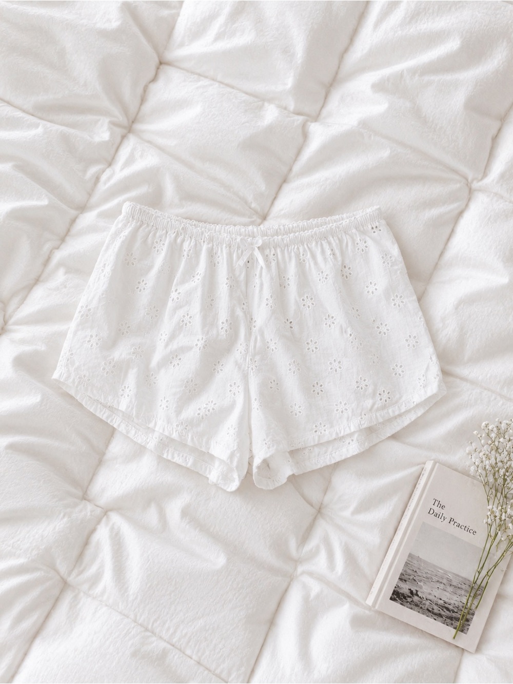 white shorts
